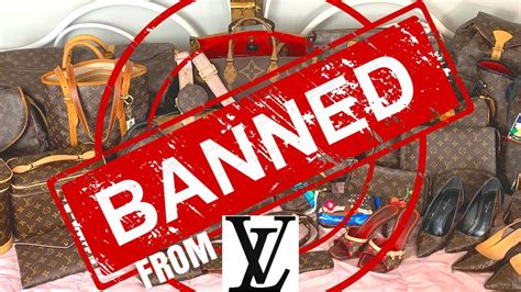 louis vuitton clothing banned.